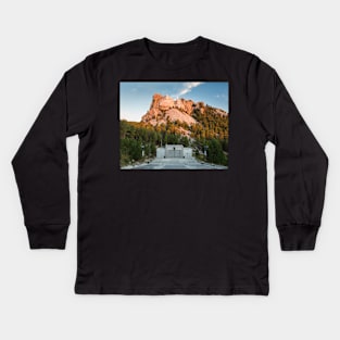 Mount Rushmore National Memorial - Black Hills, South Dakota Kids Long Sleeve T-Shirt